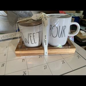 Rae Dunn sweet & pour sugar creamer set